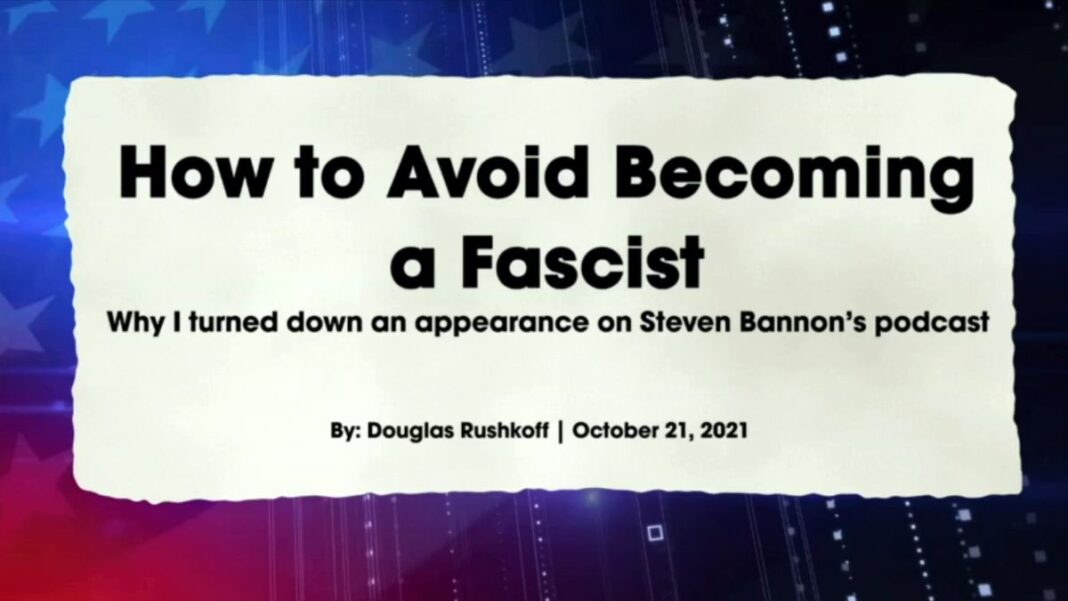 How To Avoid Becoming a Fascist