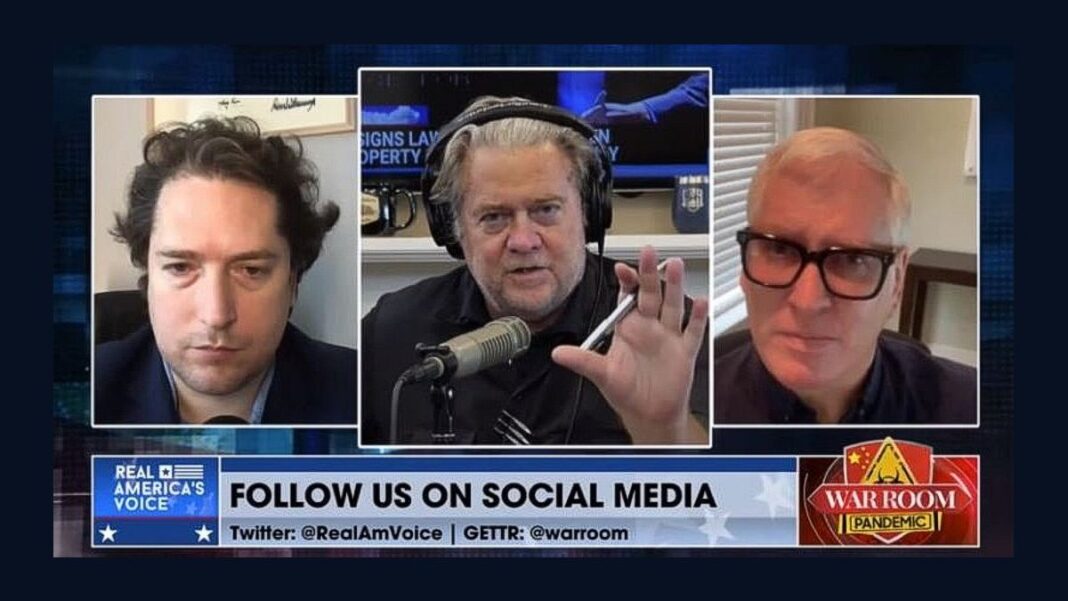 Darren Beatie, Steve Bannon and Jim Hoft on War Room