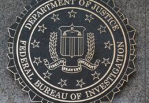 Department of Justice and Federal Bureau of Investigation image.