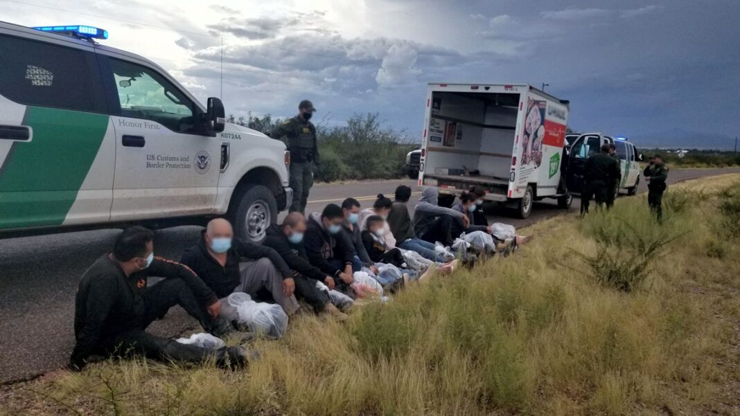 Eleven migrants on Arizona-Mexico Border were discovered in U-Haul with no means of escape