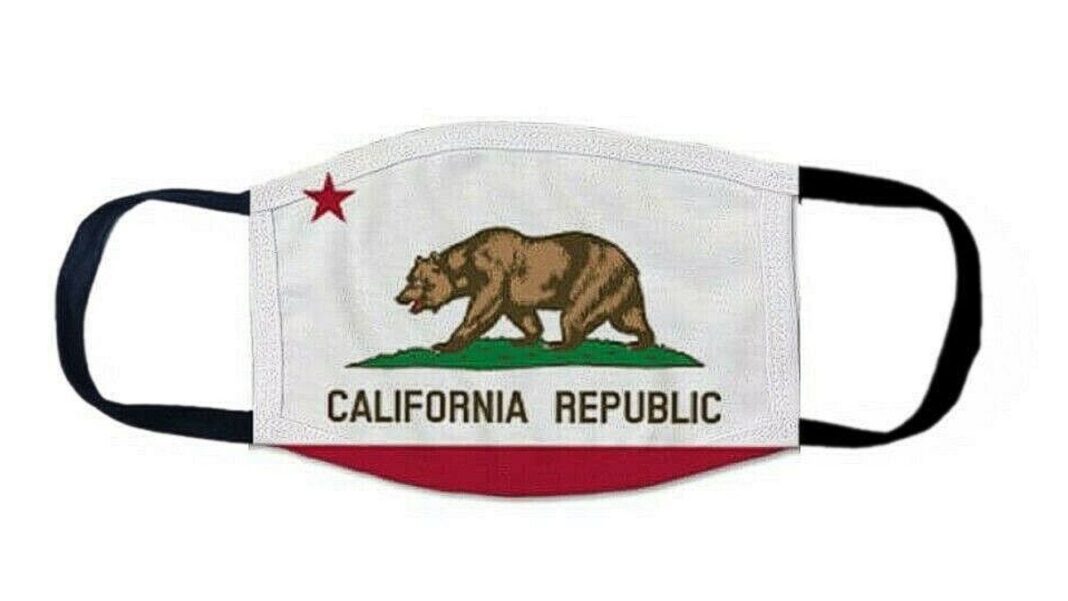State of California Flag Face Mask