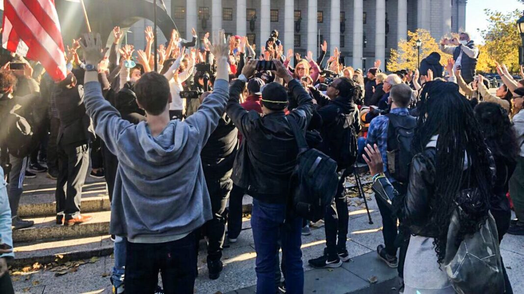 Prayer Vigil at Foley Square