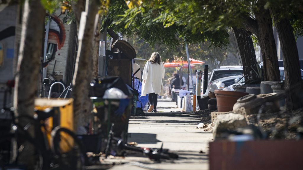 Homeless Encampment in Venice, CA