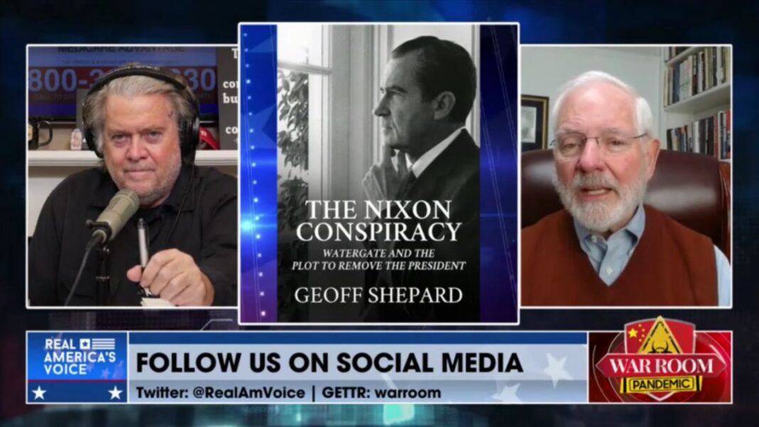 Steve Bannon and Geoff Shepard discuaa The Nixon Conspiracy