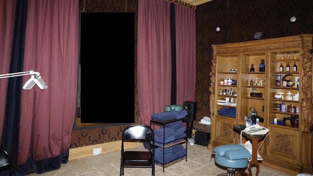 Photo of Jeffrey Epstein's Massage Room