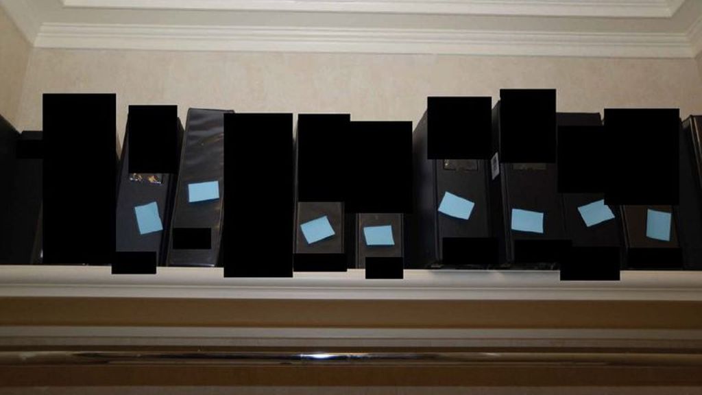 Jeffrey Epstein Redated Binders