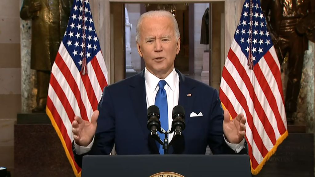 Biden addresses nation year after Jan. 6 Capitol attack