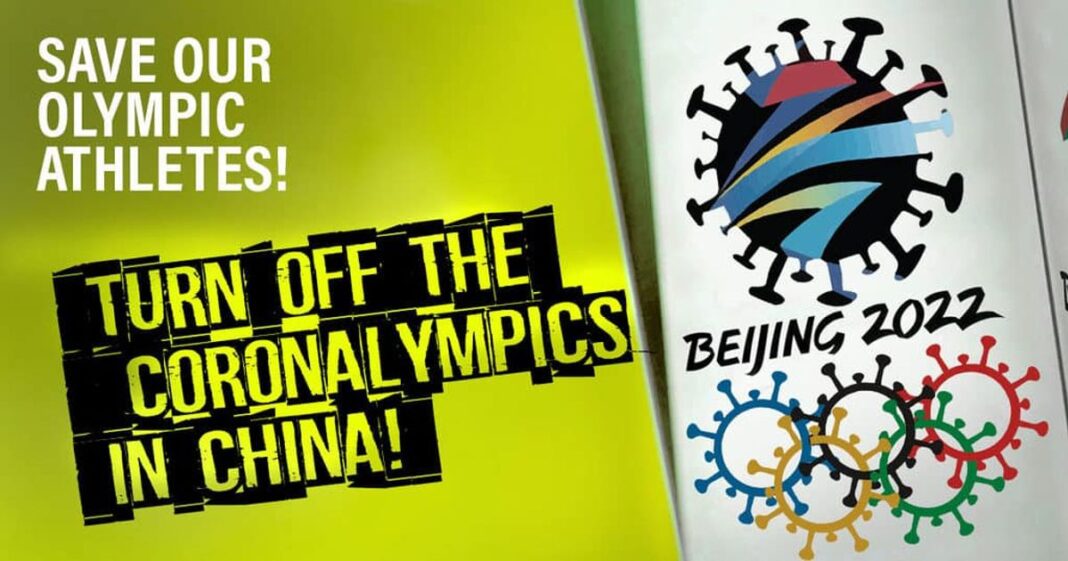 Turn off the Coronalympics in China