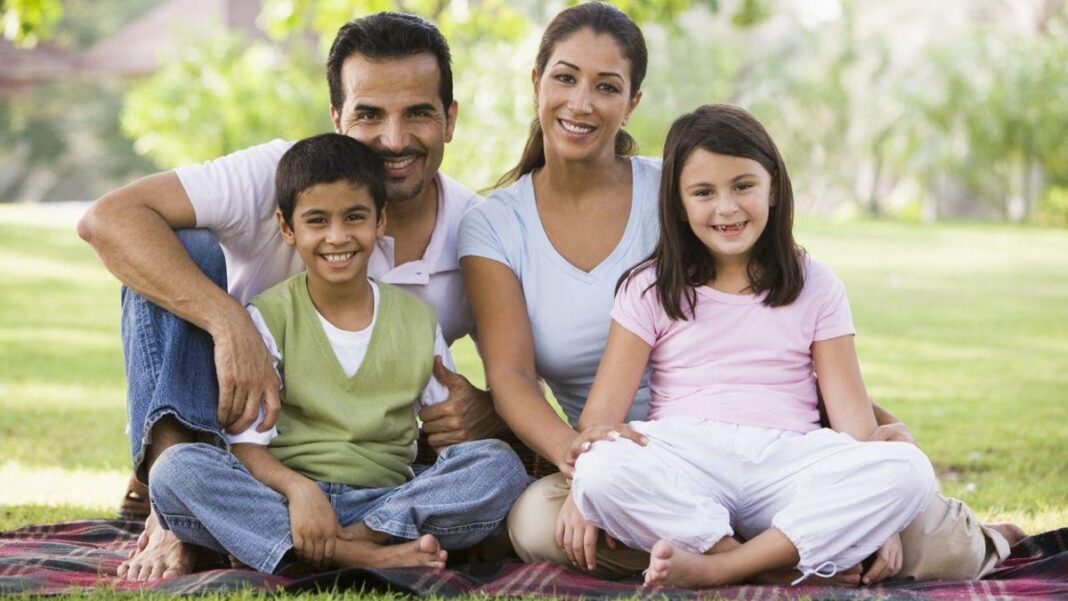 Happy Family at the Park