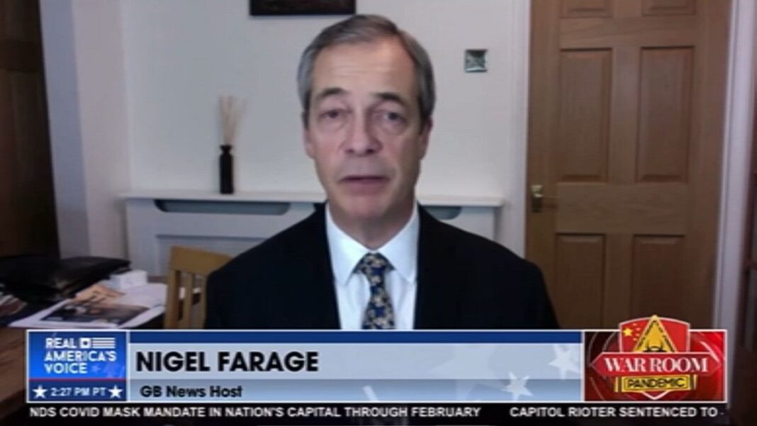 Nigel Farage on War Room