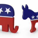 Republican and Democrat Symbols