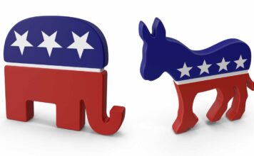 Republican and Democrat Symbols