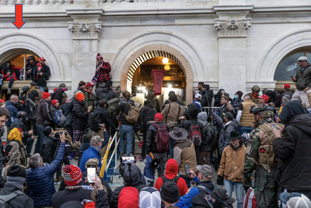 Imelda Acosta, or Mariposa Castro, entered U.S. Capitol through broken window on Jan. 6, 2021.