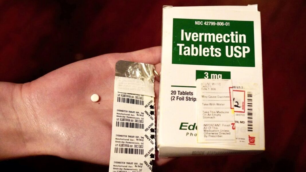 Ivermectin tablets packaged for human use.