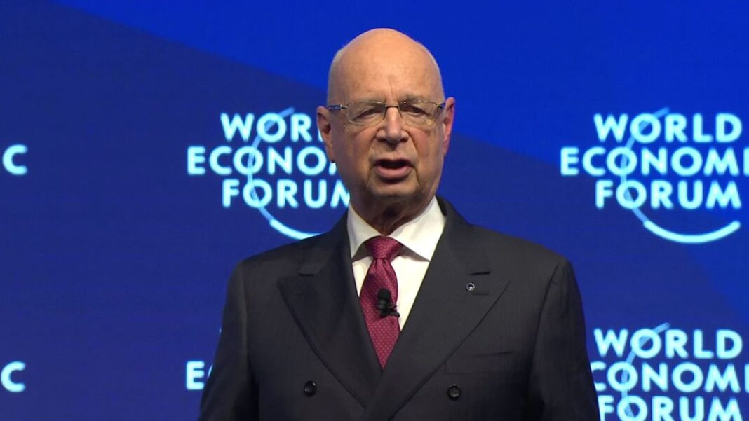 Klaus Schwab Speaking at World Economic Forum