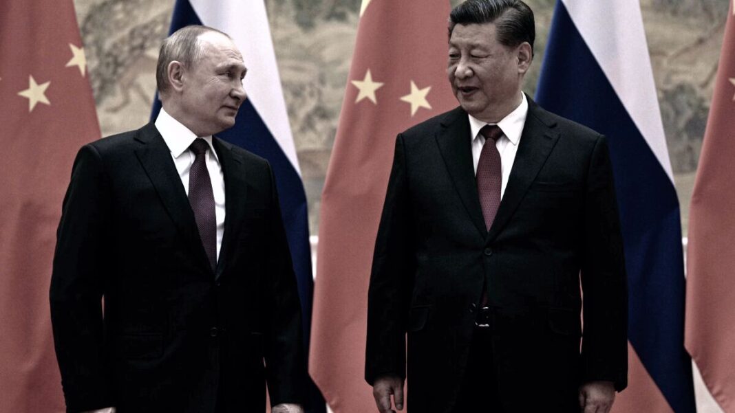 Vladimir Putin and Xi Jinping in Beijing on Feb. 4, 2022