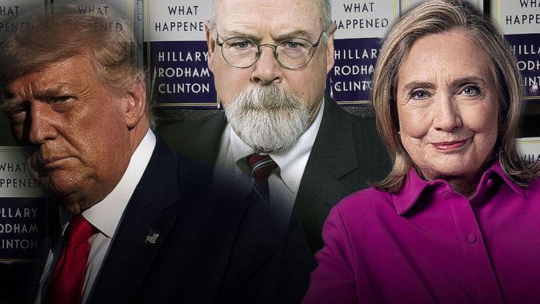 Donald Trump, John Durham and Hillary Clinton