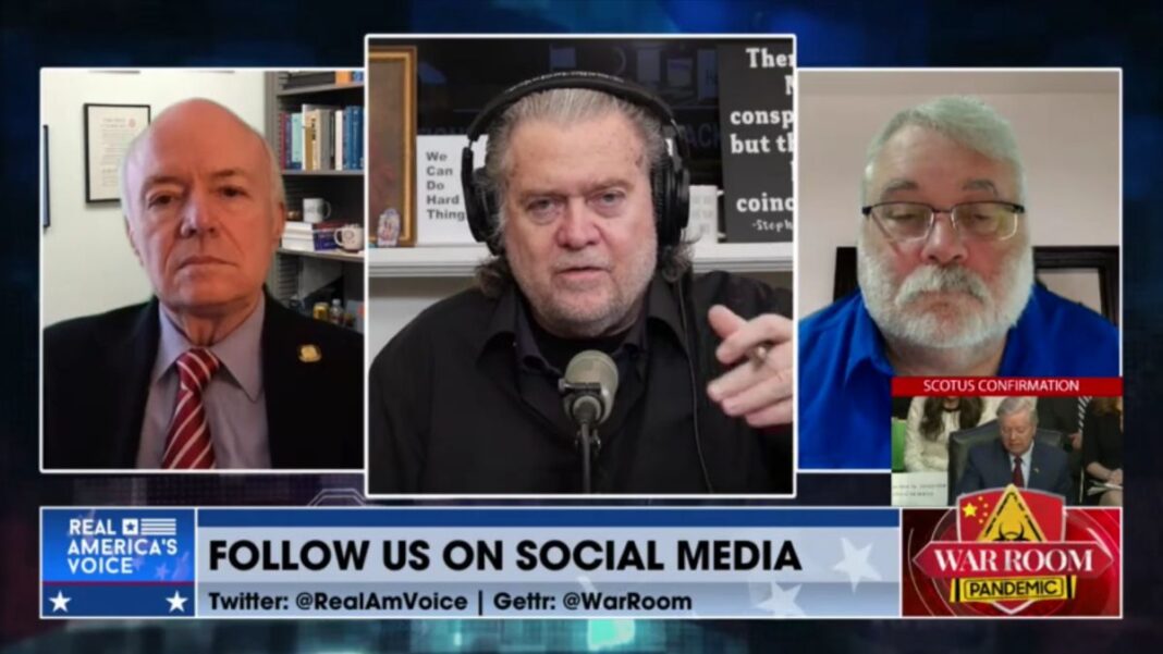 Walter Daugherty, Steve Bannon Jeff O'Donnell on War Room Pandemic