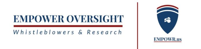 Empower Oversight: Whistleblowers & Research Articles - The Thinking Conservative Empower Oversight: Whistleblowers & Research Articles - The Thinking Conservative