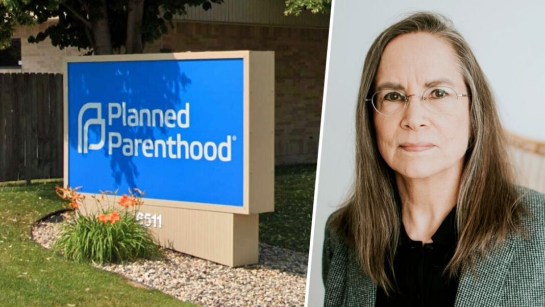 Left: Planned Parenthood in Sioux Falls, South Dakota. (Screenshot/Google Maps) Right: Photo taken on an unknown date of Dr. Patti Giebink.