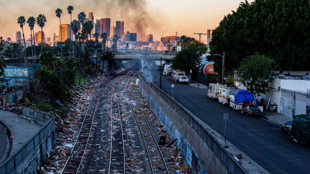 Arson LA County Homeless Encounter