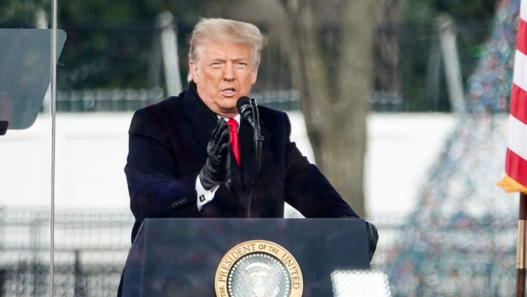 President Donald Trump Speaks at the Save America March