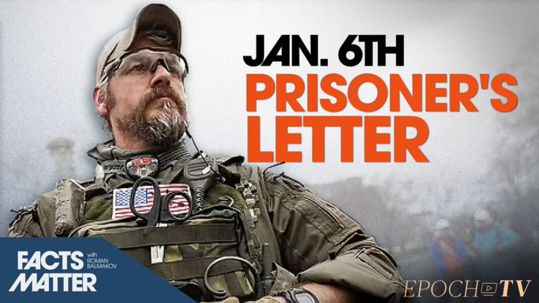 Jan. 6th Prisoner's Letter