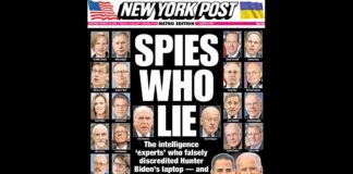 Spies who lie: 51 ‘intelligence’ experts refuse to apologize for discrediting true Hunter Biden story