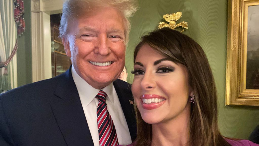 Trump with Morgan Ortagus