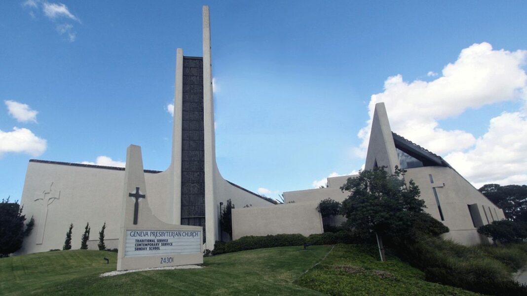 Geneva Presbyterian Church in Laguna Woods, California.