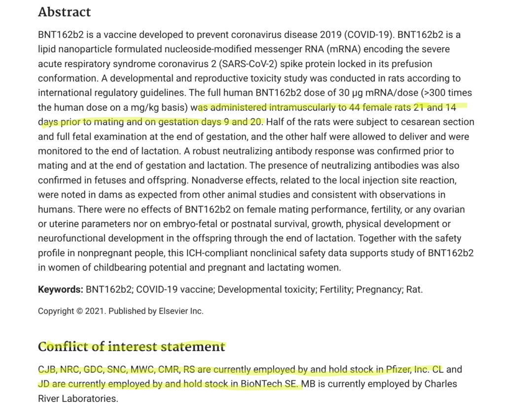 BNT162b2 Vaccine Abstract