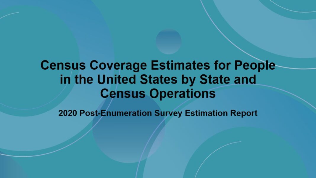 Census Coverage Estimates in the US by State and Census Operations