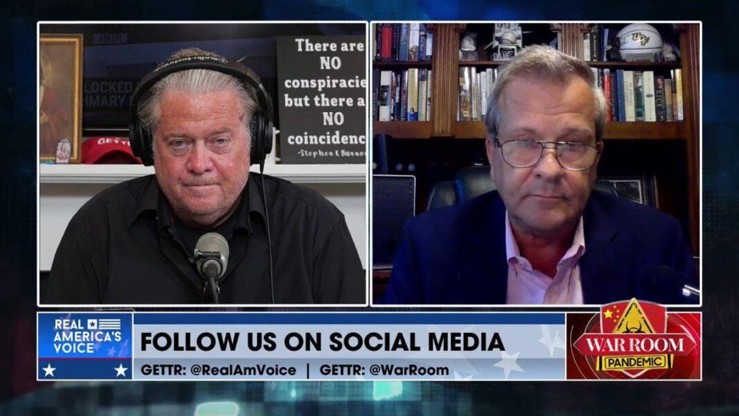 Dave Walsh with Steve Bannon on War Room Pandemic