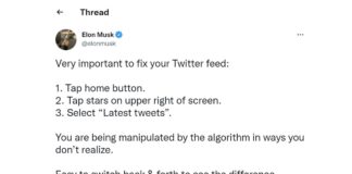 Elon Musk Issues Warning on Twitter Algorithm