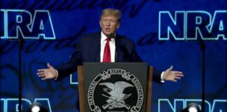 Former President Donald Trumps Addresses NRA Convention 2022