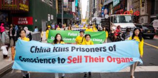Falun Gong Protest New York