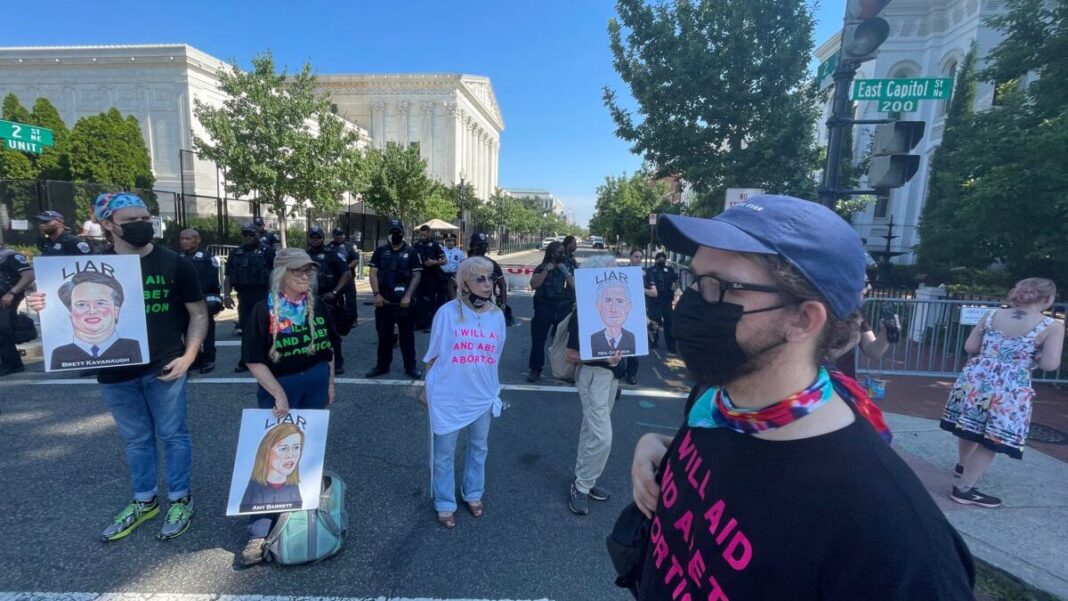 Protesters Outside Supreme Court