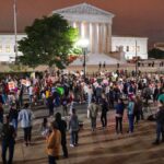 Protesters Support abortion Outside U.S. Supreme Court