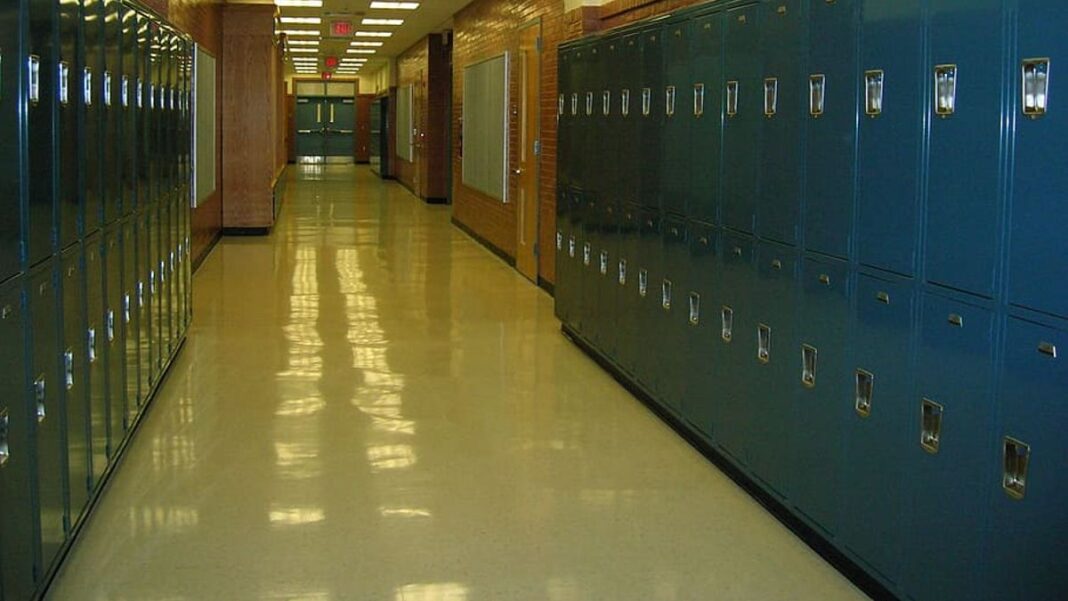 High School Hallway