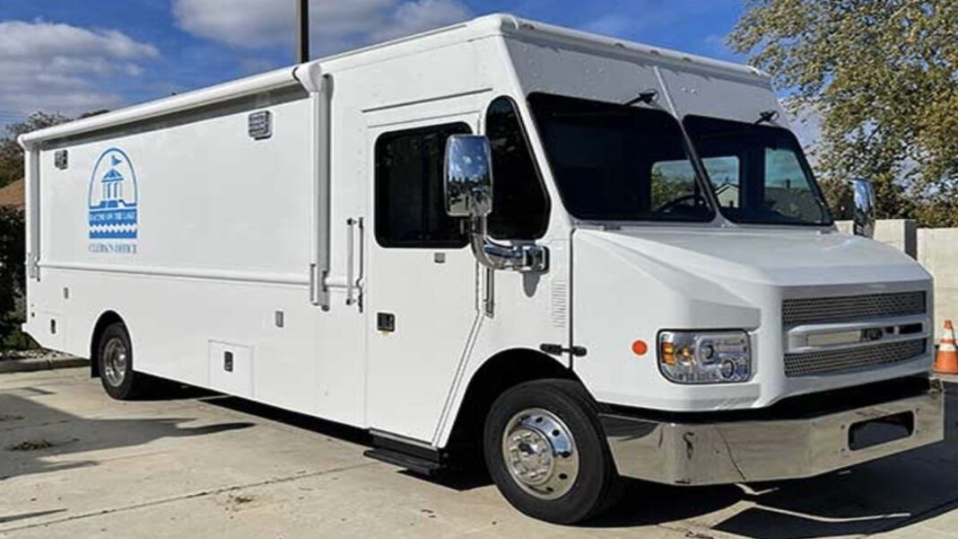 Racine Wisconsin mobile voting unit