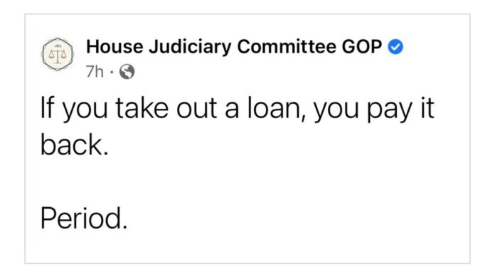 House Judiciary GOP Tweet
