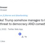 One of Heidi Kitrosser's Twitter Post on Trump