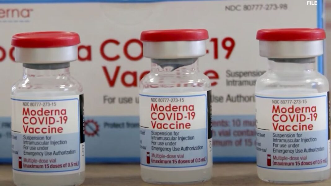 Moderna COVID-19 Vaccine Vials