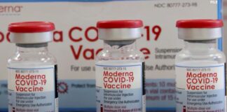 Moderna COVID-19 Vaccine Vials