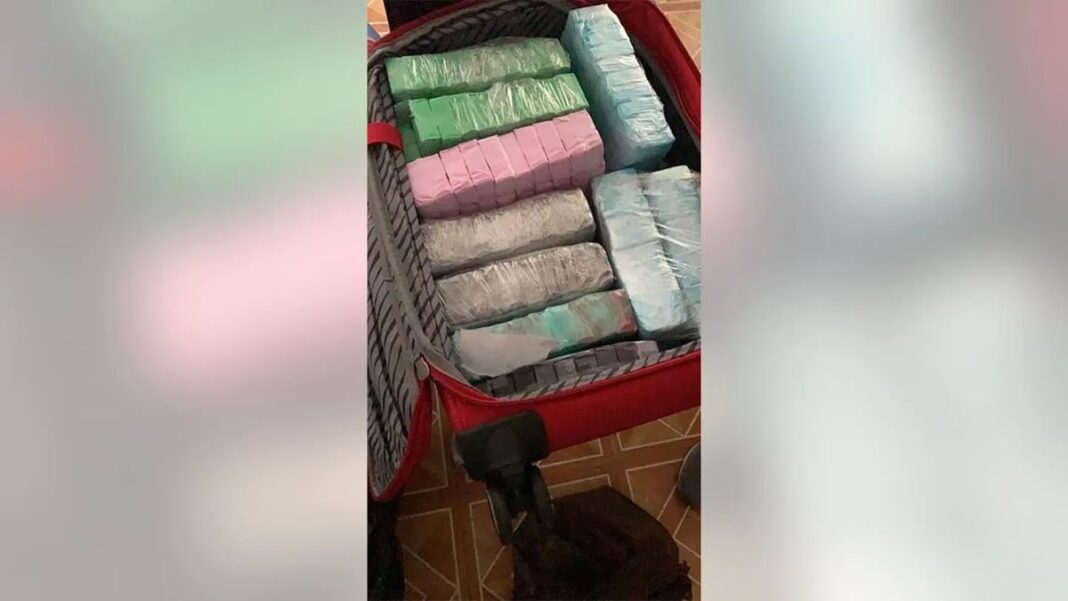 Heroin/fentanyl packages seized by DEA agents.