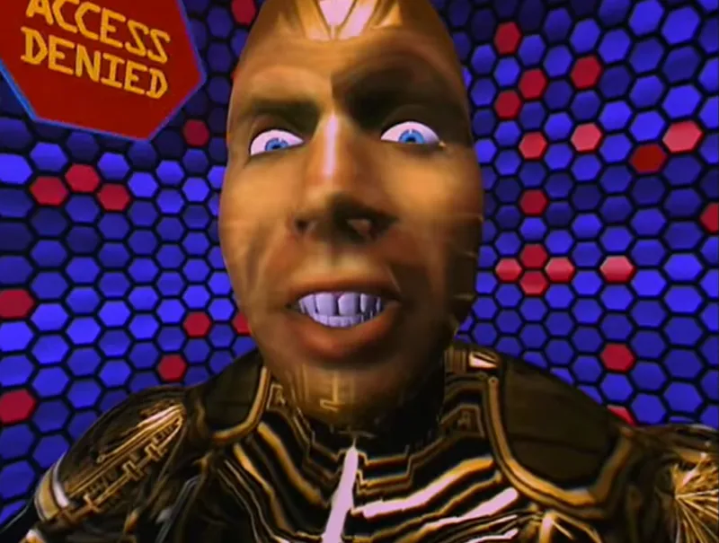 Screenshot: “The Lawnmower Man” (1992)