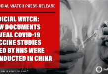 udicial Watch: New Documents Reveal COVID-19 Vaccine Studies Used by HHS were Conducted in China