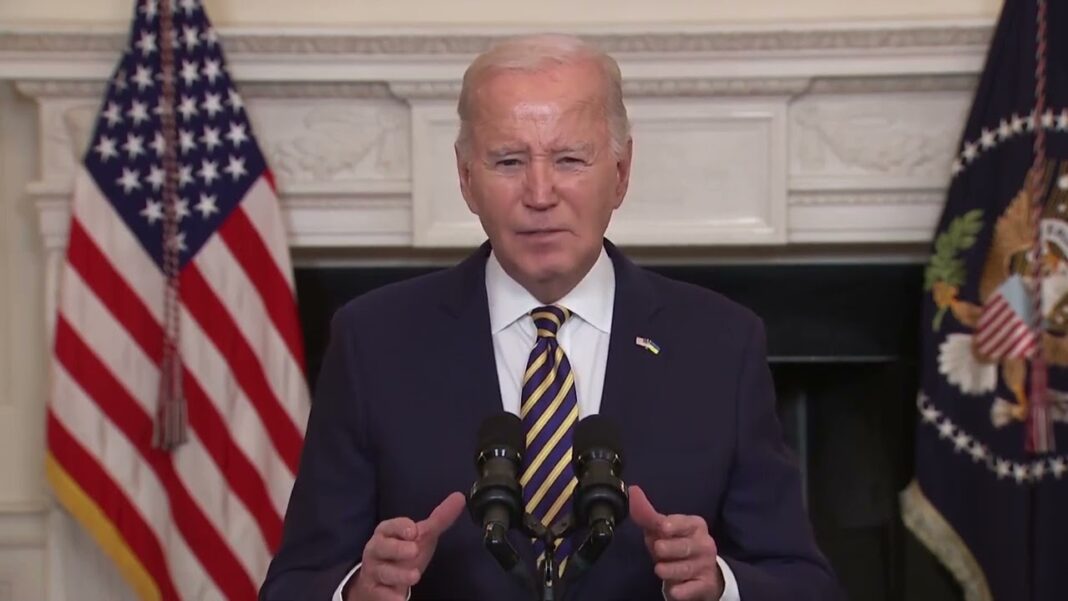 Biden Demonstrates Where His Priorities Are: "I'm Wearing My Ukraine Tie, My Ukraine Pin..."