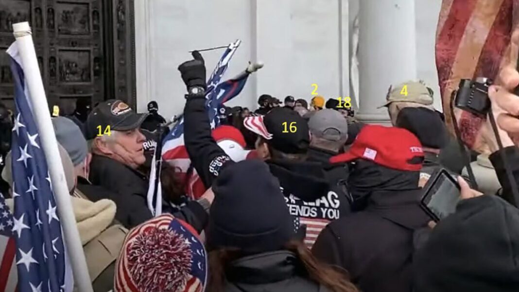 Jan 6 Protesters Breach Police Line