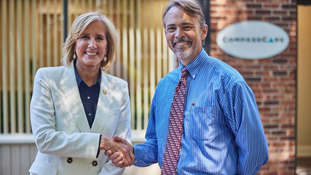 Rep. Claudia Tenney (R-N.Y.) and CompassCare CEO Rev. Jim Harden